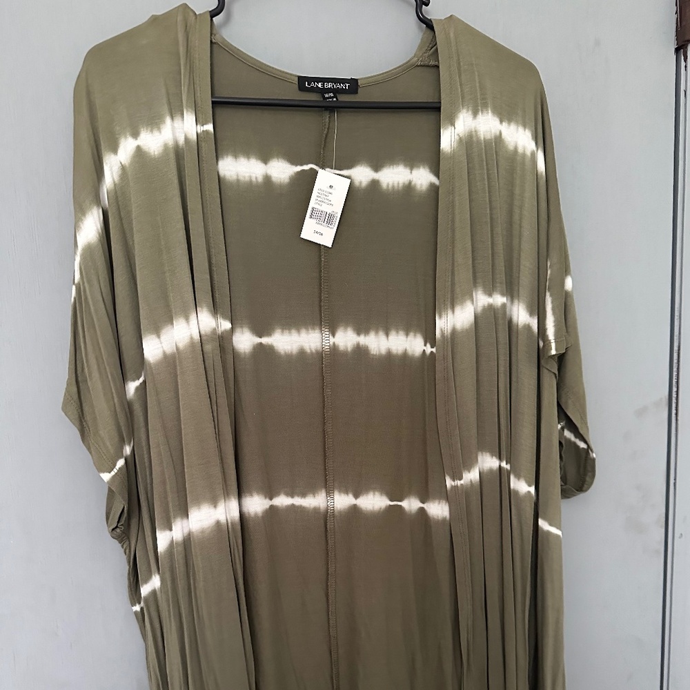 Army Green Lane Bryant Cardigan